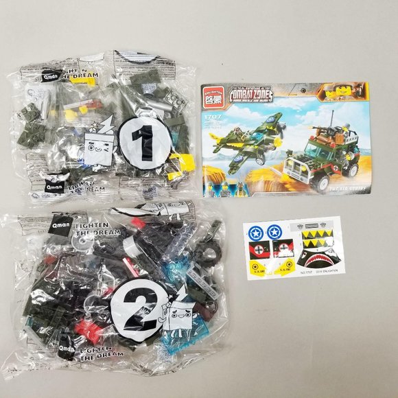 World War 2 Army Minifigures Aircraft Vehicles - Picture 2 of 8